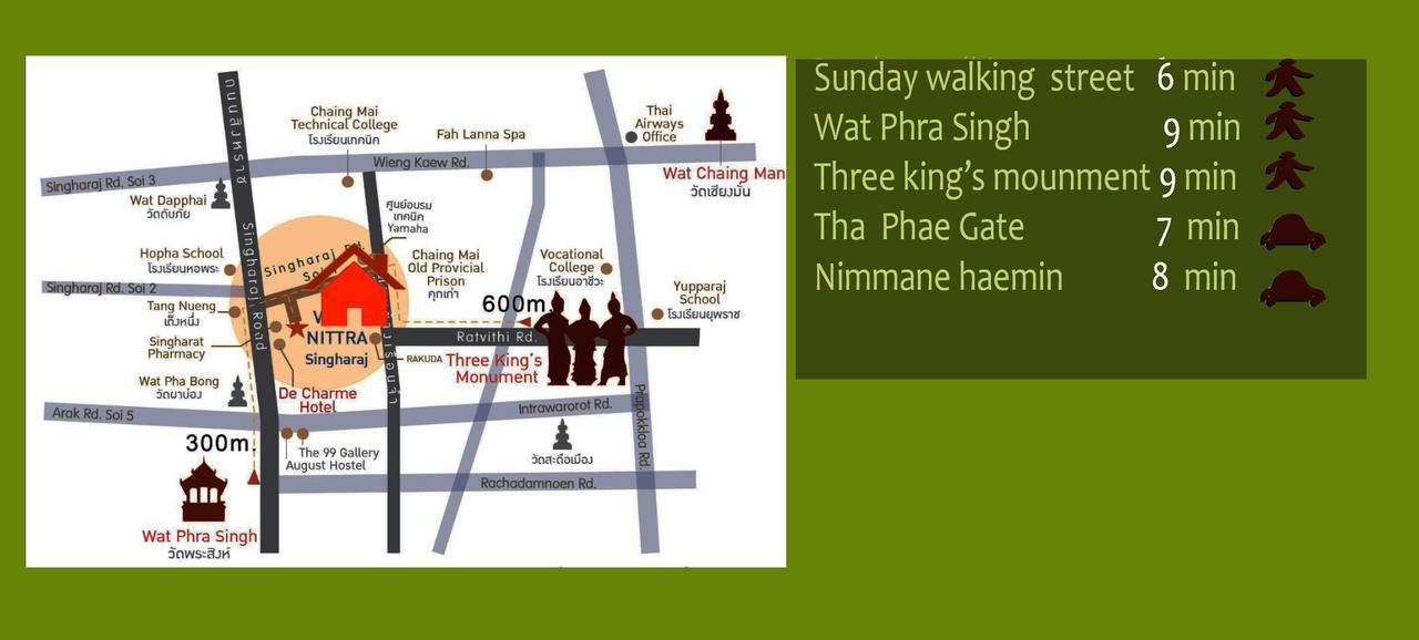 Villa Nittra Singharaj Chiang Mai Eksteriør billede